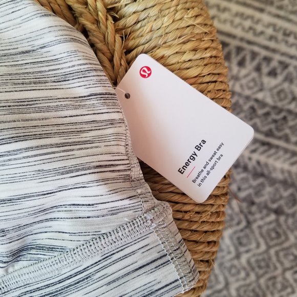 NWT Lululemon Energy Bra Space Dye Camo Gray - Picture 4 of 6